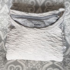 🌟HOST PICK🌟 Sonoma white/gray sweater size XL